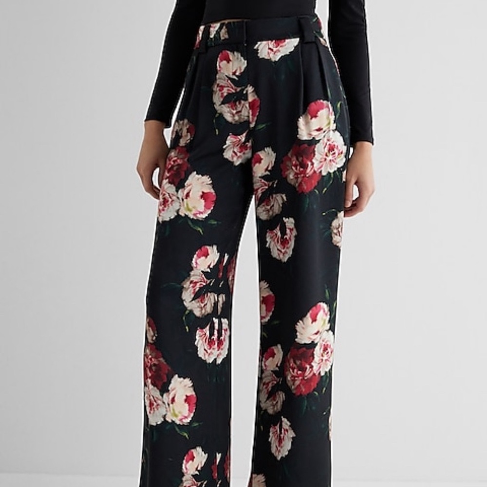 Express satin pant size 6 short